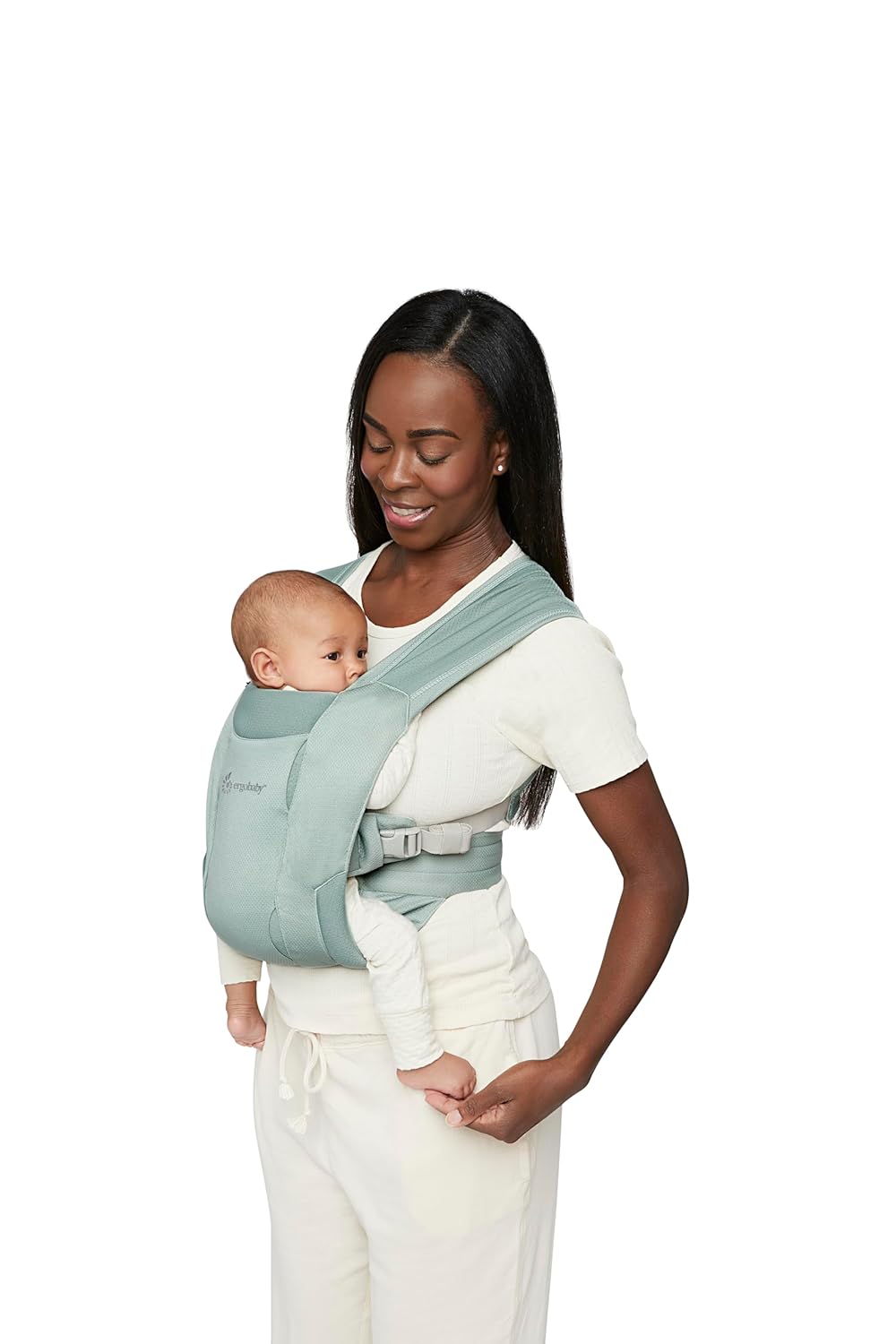 Ergobaby Embrace Cozy Baby Carrier Wrap - Soft Sage Mesh