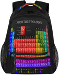 Periodic Table Backpack for Girls Boys - Spacious Waterproof School