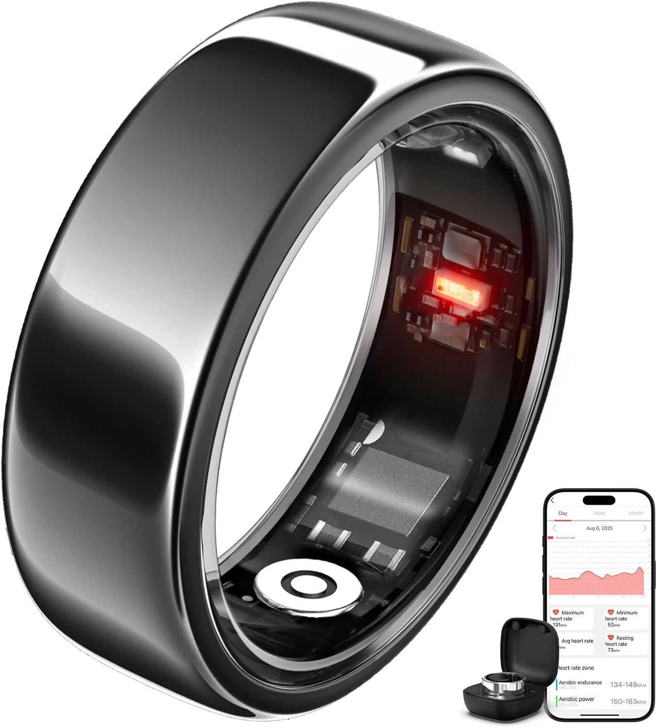 Smring Smart Ring for Fitness Tracking and Health Monitoring