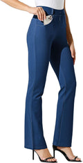 Willit Women's Yoga Dress Pants Bootcut - Comfortable Work Stretch