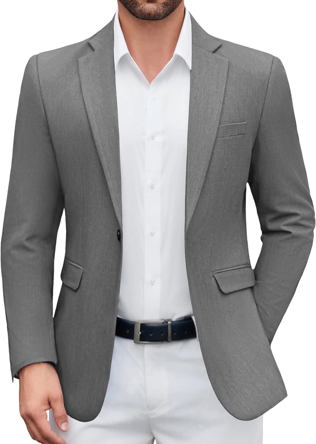 COOFANDY Men's Casual Blazer One Button Sport Coat Jacket