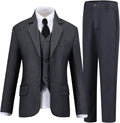 Boys Suits 5 Piece Slim Fit Formal Suit Set for Kids (Style K62N)