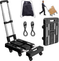 Folding Hand Truck Foldable Cart for 500 lbs - Compact Heavy Luggage