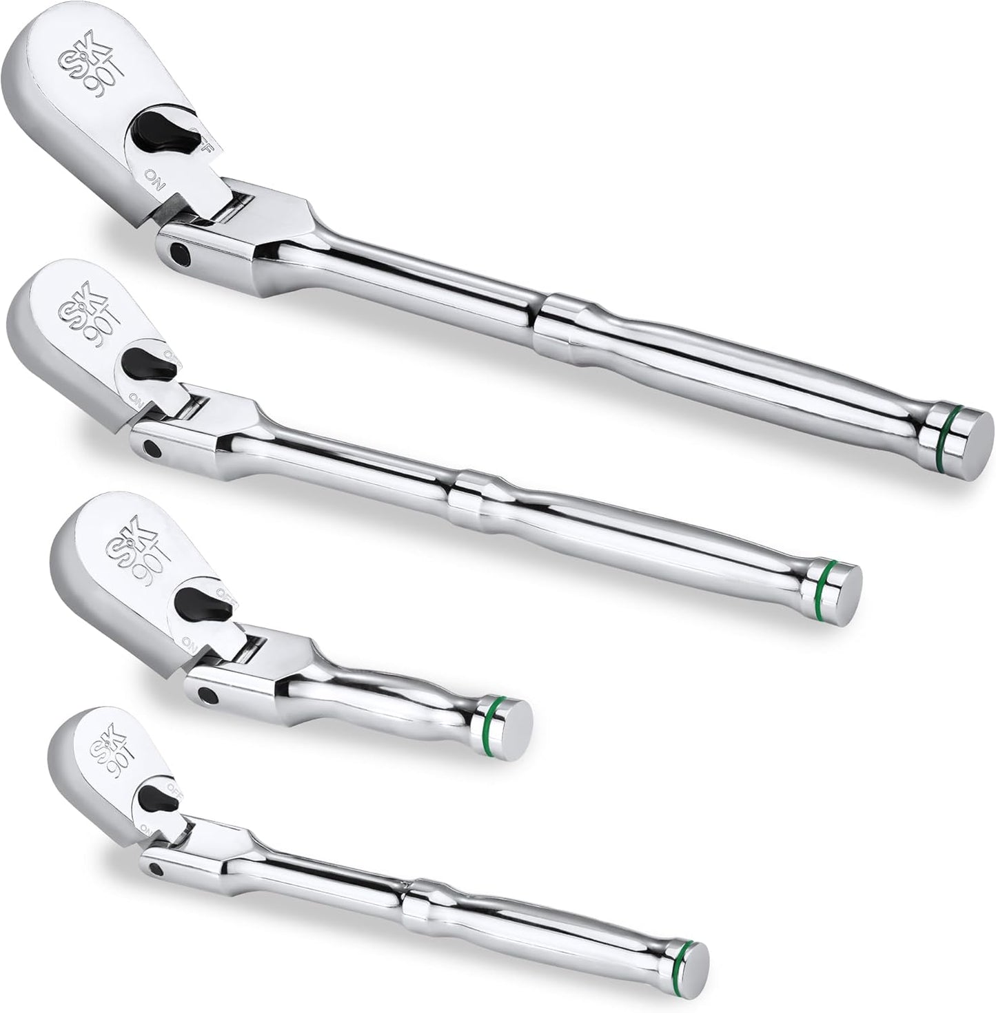 Premium 4-Piece Flex-Head Ratchet Set for Ultimate Durability