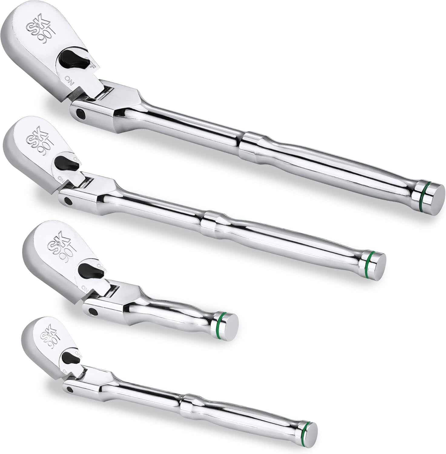 Premium 4-Piece Flex-Head Ratchet Set for Ultimate Durability
