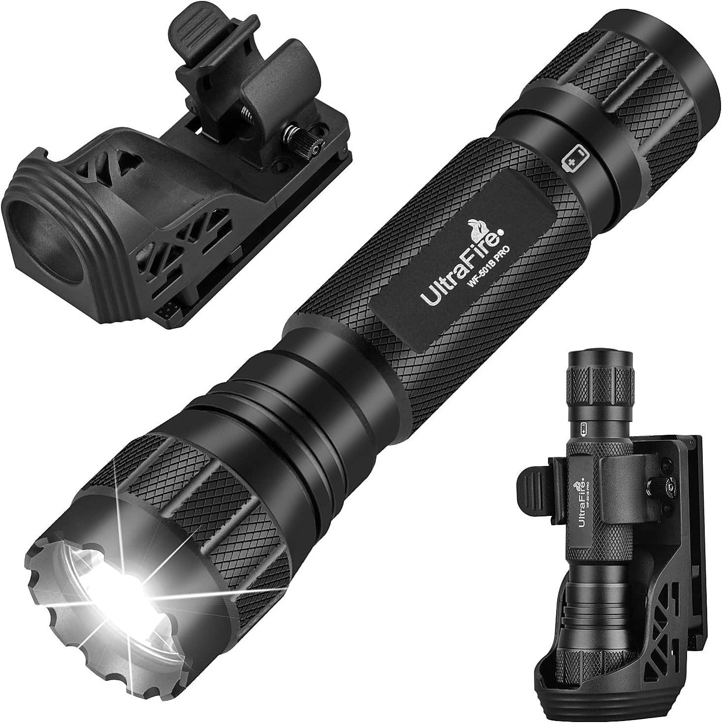 ULTRAFIRE Tactical Flashlight 1200 High Lumens for Duty Use
