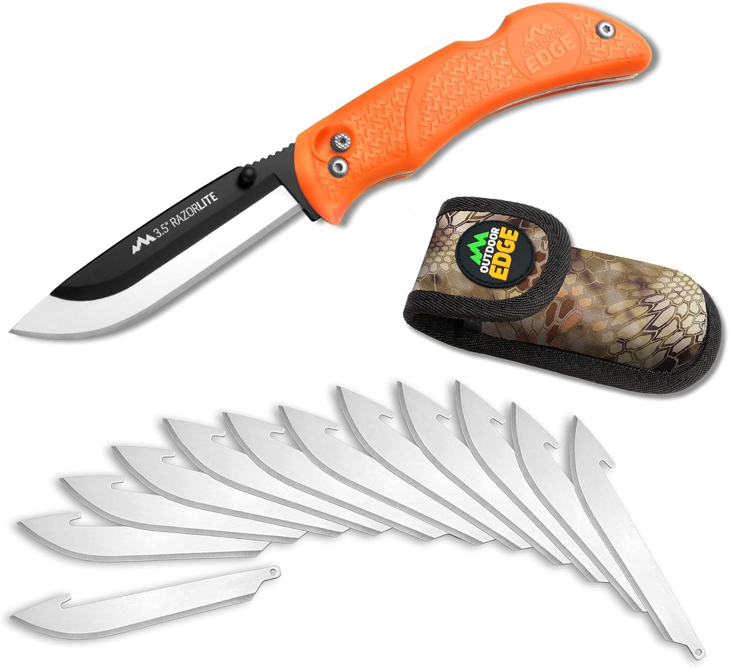 RazorPro L Hunting Knife with Replaceable Blades for Field Use