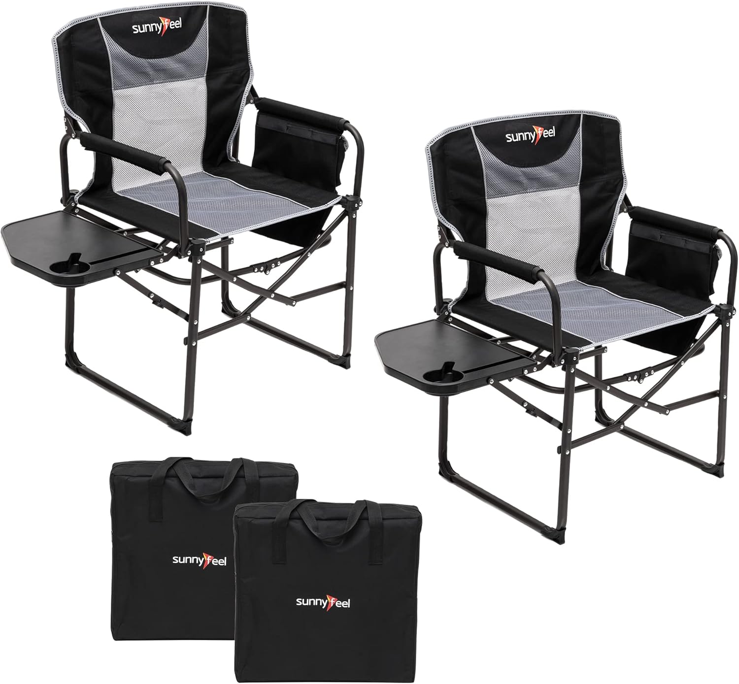 SUNNYFEEL Heavy Duty Camping Chair: Ultimate Portability!