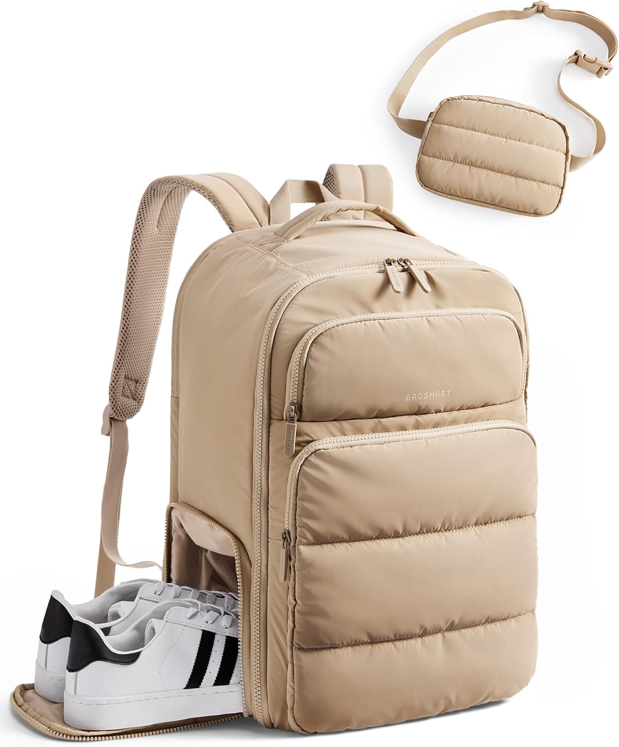 BAGSMART 35L Travel Backpack for Women - Flight Approved Carry On