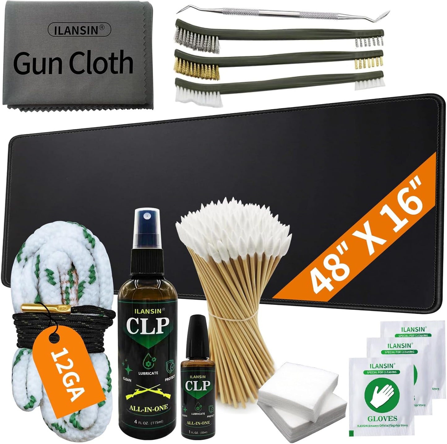 Bore Cleaner CLP Oil Needle and Spray Gun Cleaning Kit Essentials