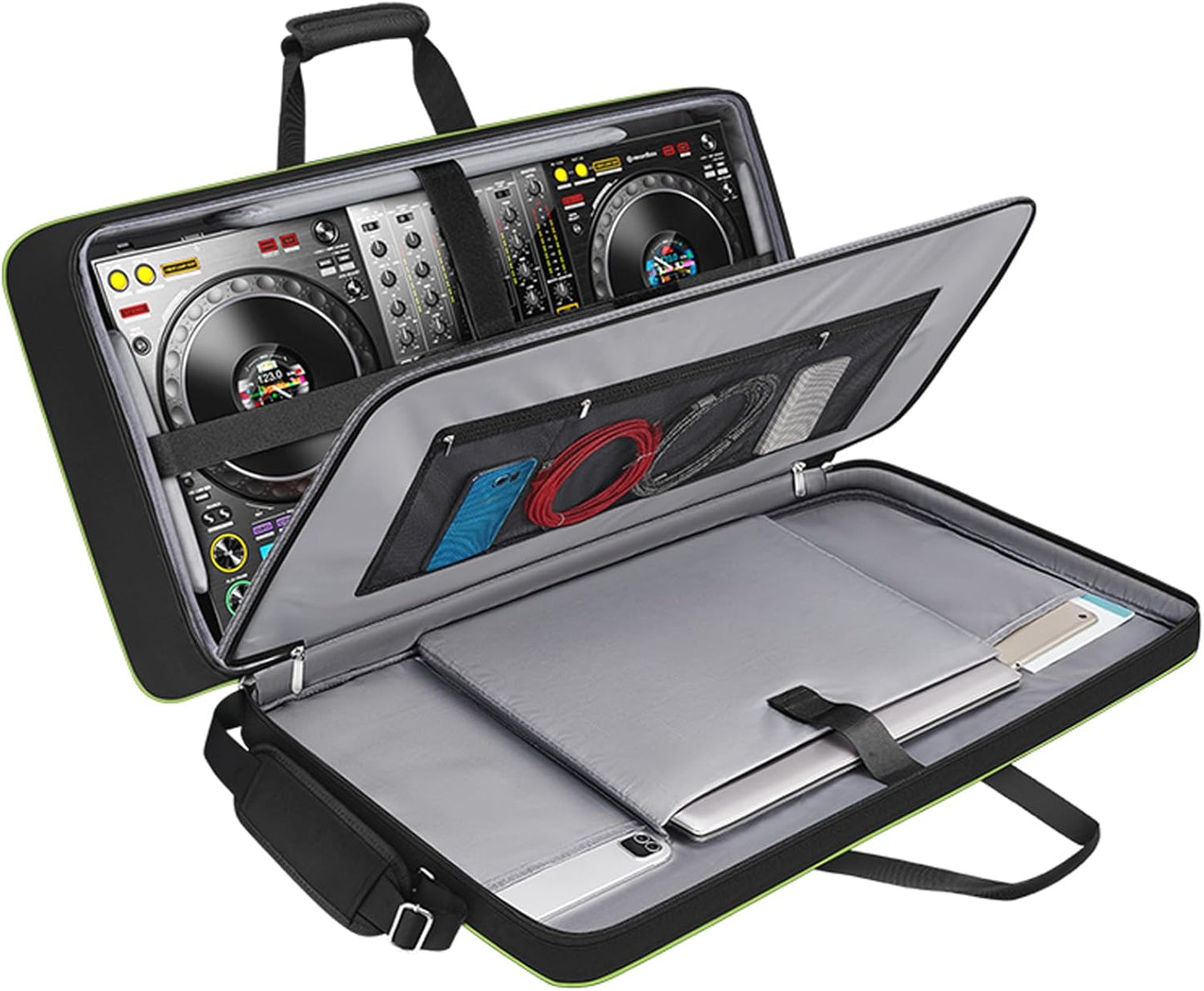 Padded DJ Controller Case for DDJ FLX10, FLX6, REV7, 1000