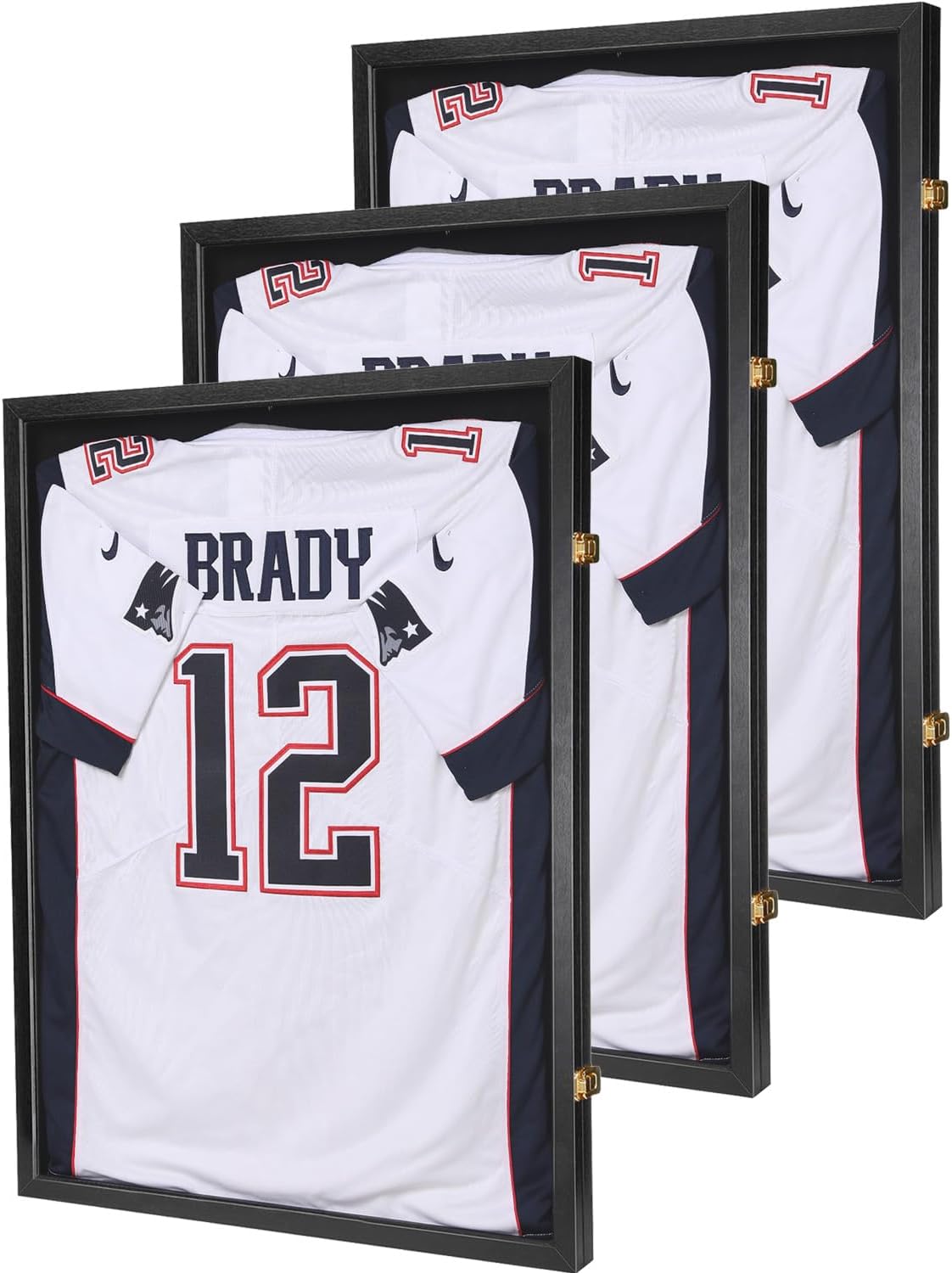 Jersey Wooden Frame Display Case with UV Protection for Sports