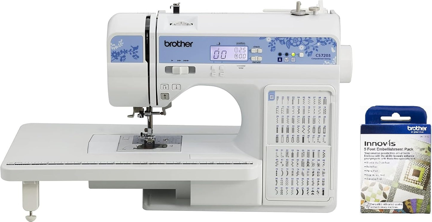 Brother CS7205 Sewing Machine with 150 Built-in Stitches