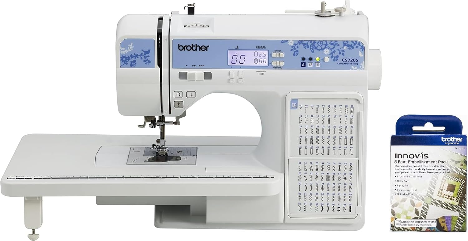 Brother CS7205 Sewing Machine with 150 Built-in Stitches