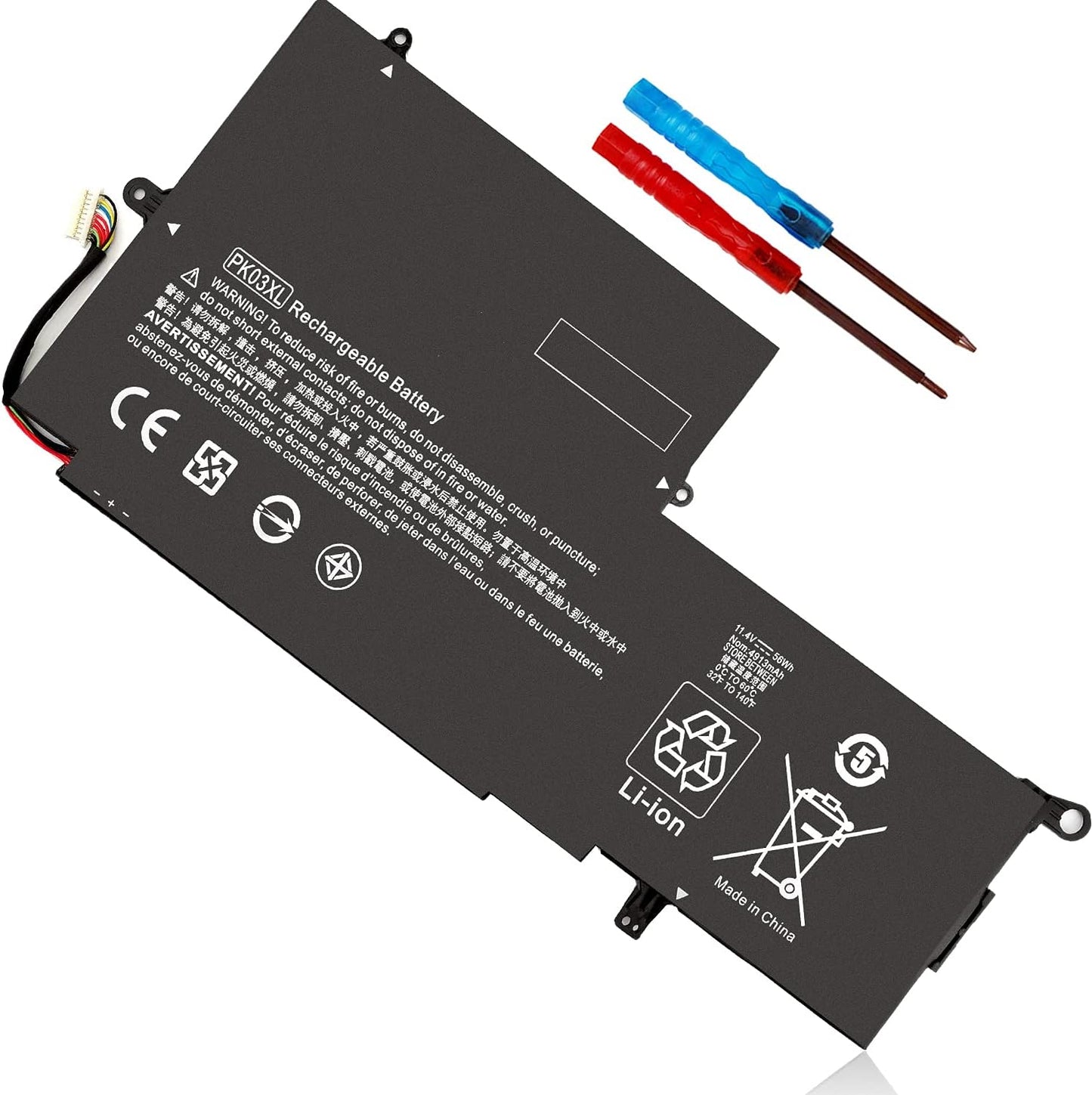 PK03XL Battery Replacement for HP Envy X360 and Spectre Models