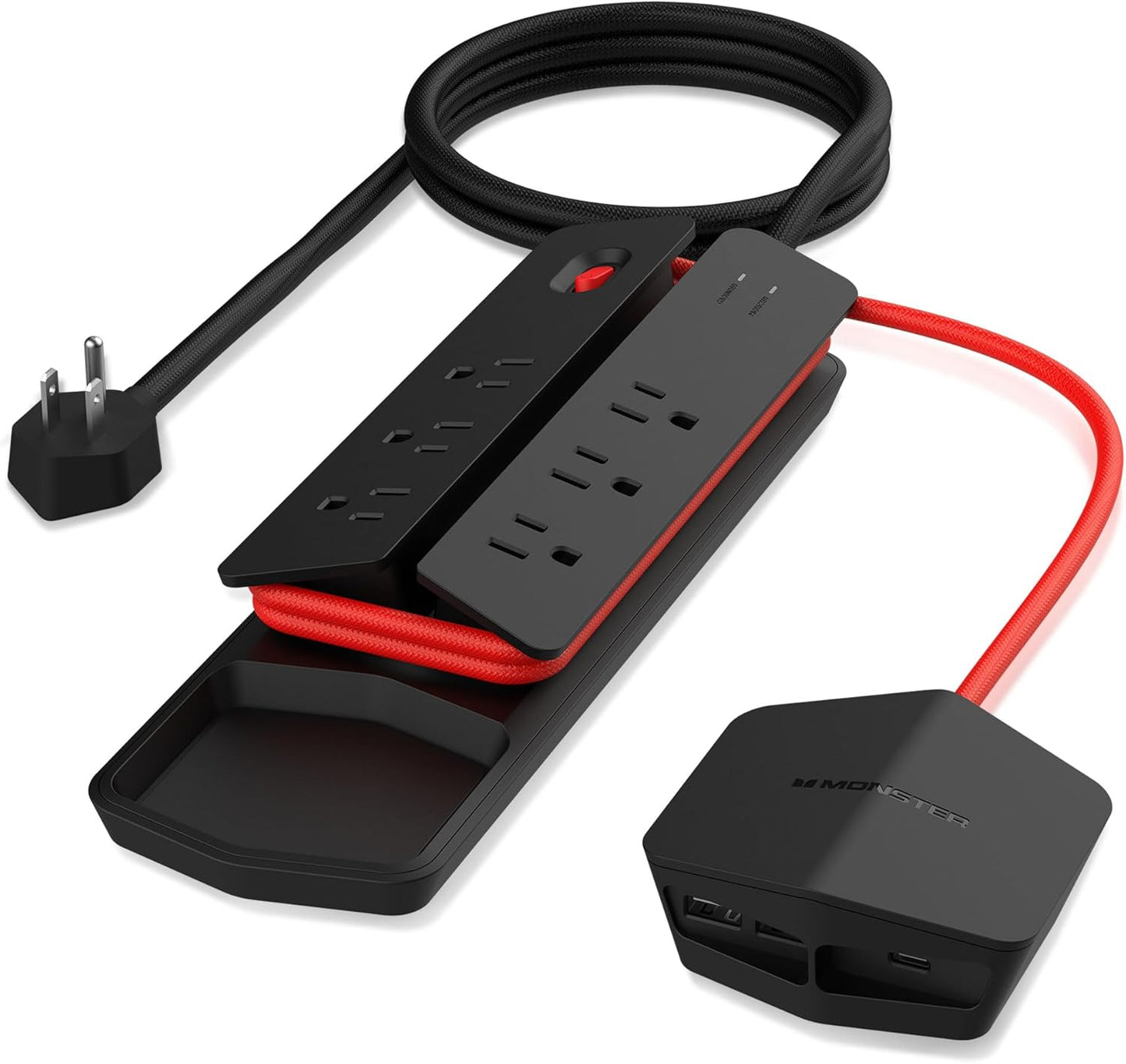 Monster Power Center Vertex Surge Protector with USB Ports