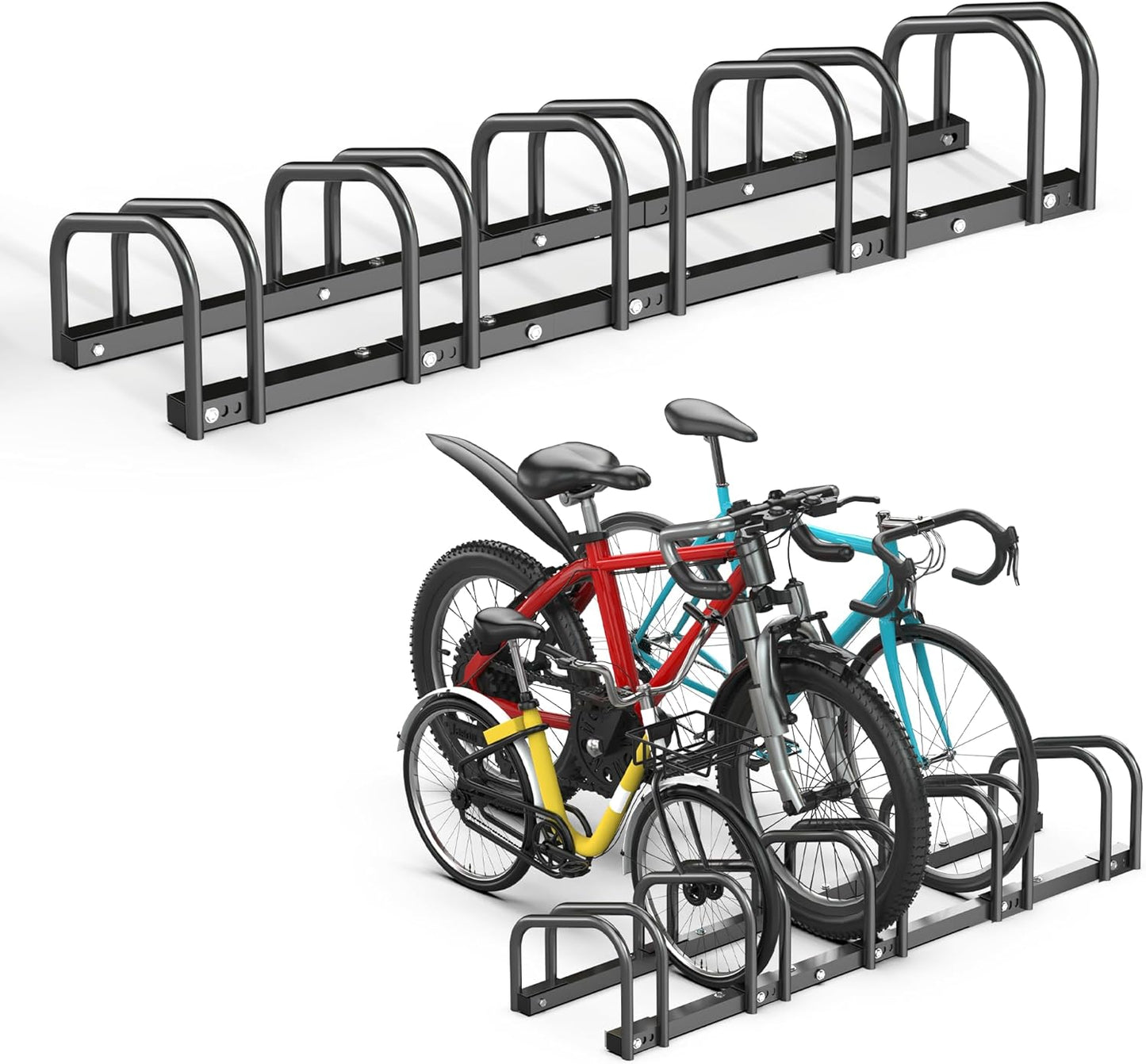 Ultrawall Bike Storage Rack for 5 Bikes - Durable and Stable