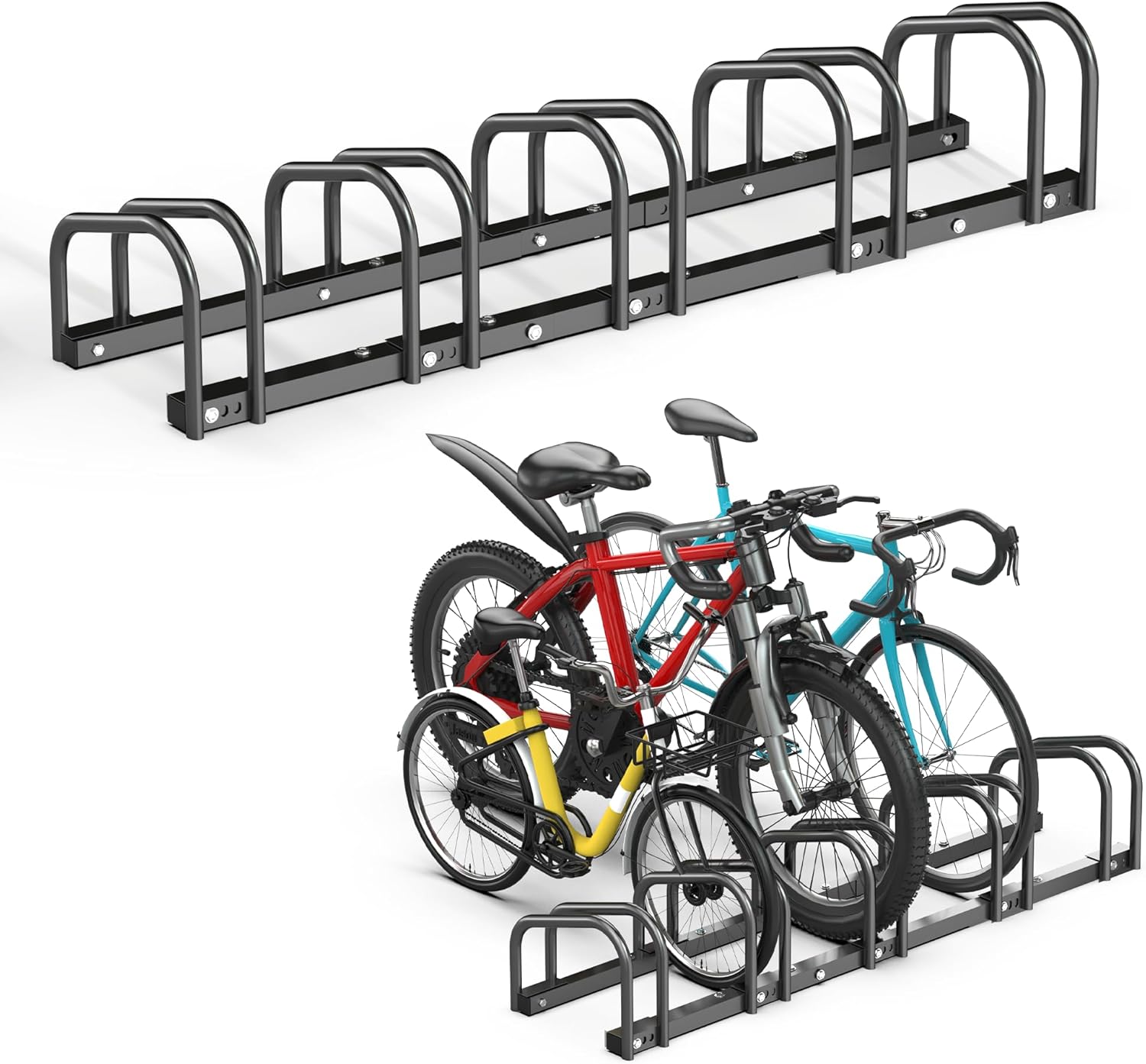 Ultrawall Bike Storage Rack for 5 Bikes - Durable and Stable