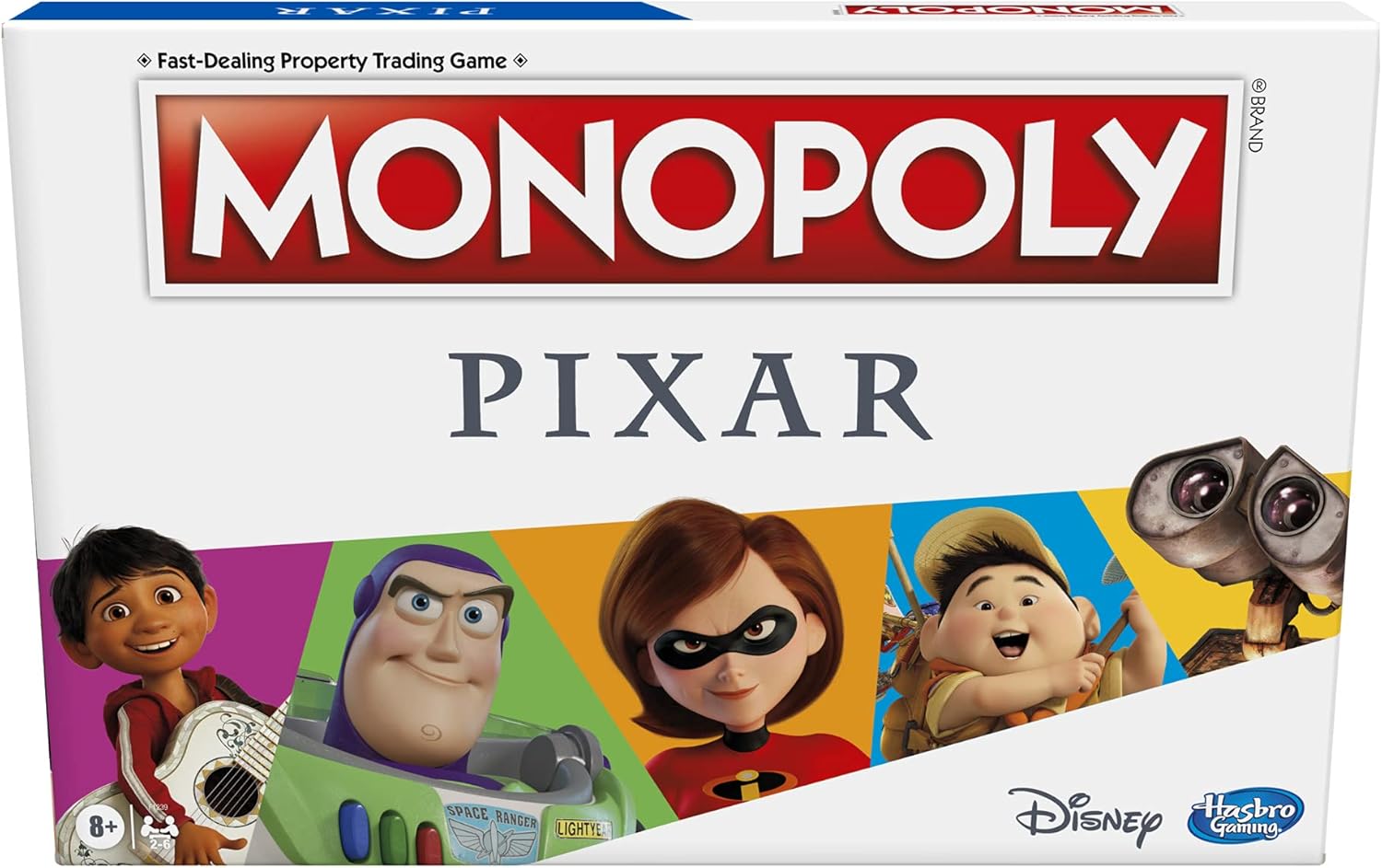 Monopoly Pixar Edition: Buy Disney Locations! Ages 8+