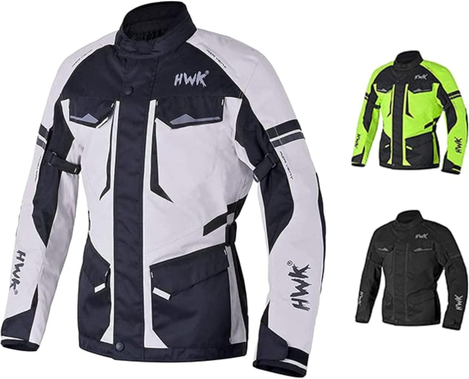 HWK Adventure Touring Motorcycle Jacket for Men - Stylish Gear