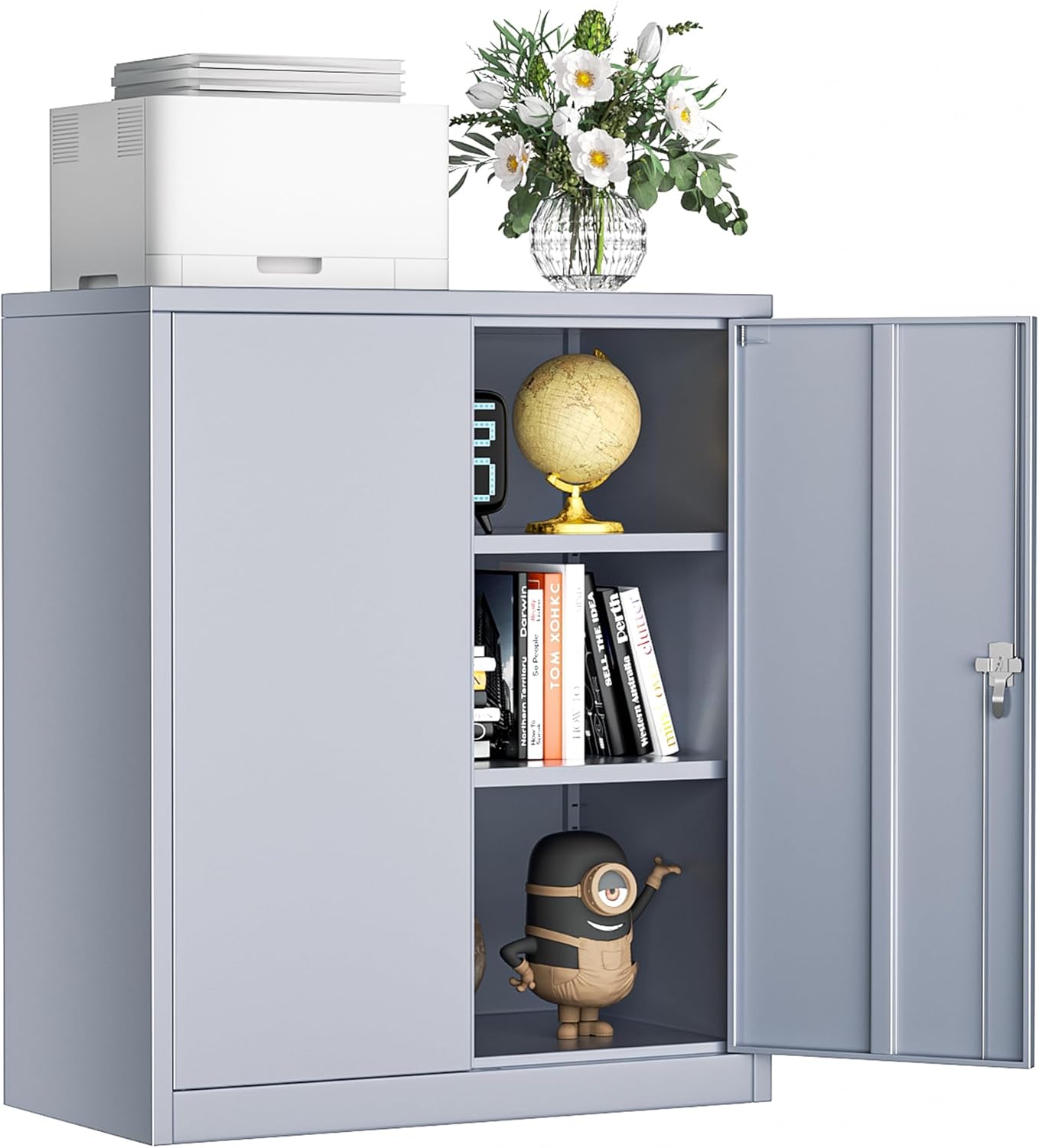 INTERGREAT Metal Garage Storage Cabinet for Home Office Use