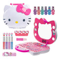 Hello Kitty Face Light-Up Makeup Vanity Set for Girls - Playful Gift
