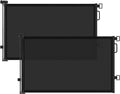 Retractable Baby Gates 2 Pack 34in Tall, Extends to 55in - Space