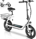 Caroma Peak 1200W Foldable Electric Scooter with Seat