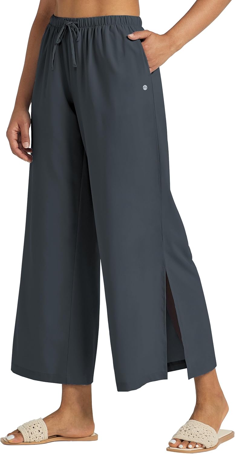 Willit Women's Wide Leg Pants for Sun Protection and Comfort