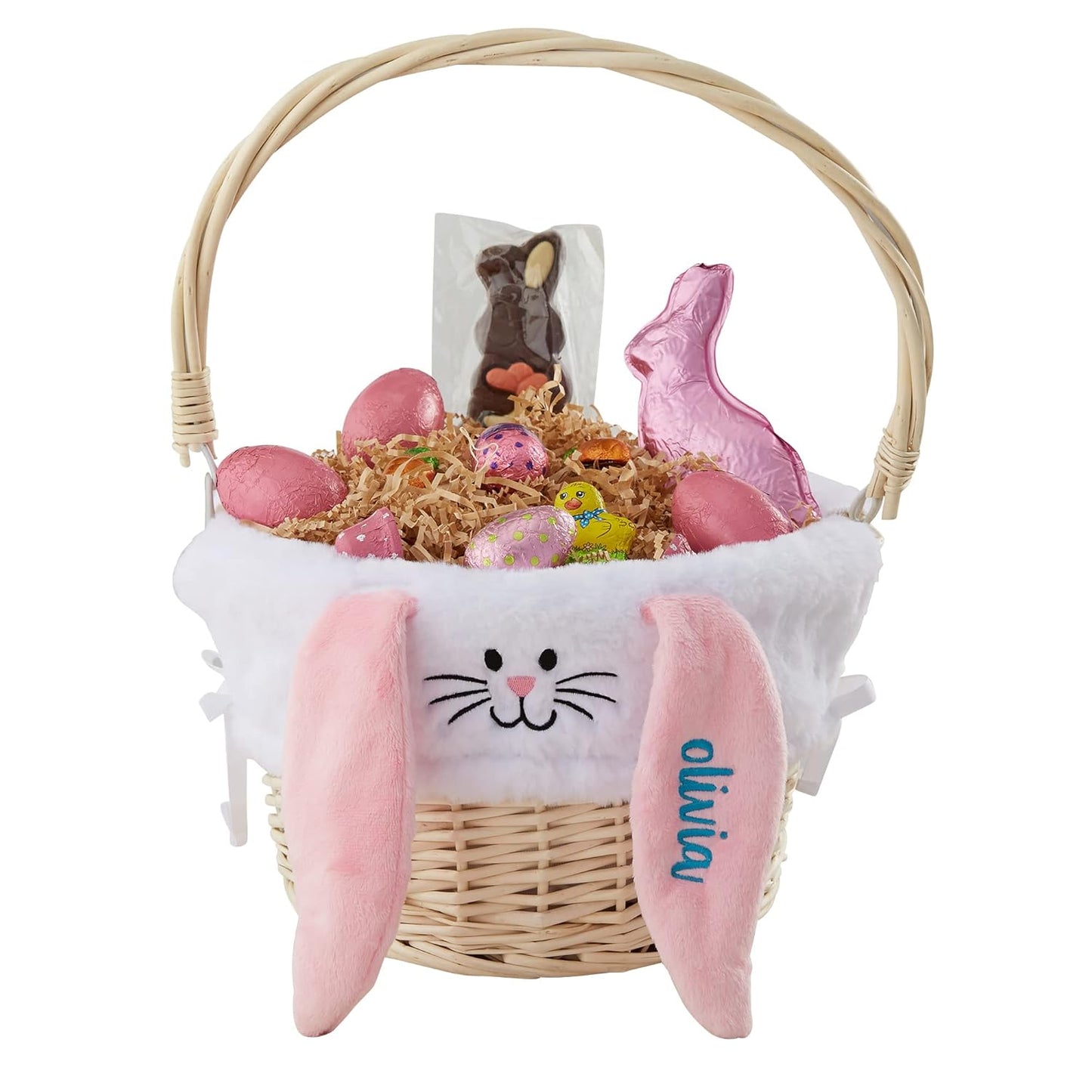 Personalization Universe Hand-Woven Easter Basket for Kids