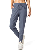 SANTINY Women's Joggers Pants Pockets Drawstring - Comfortable 75%