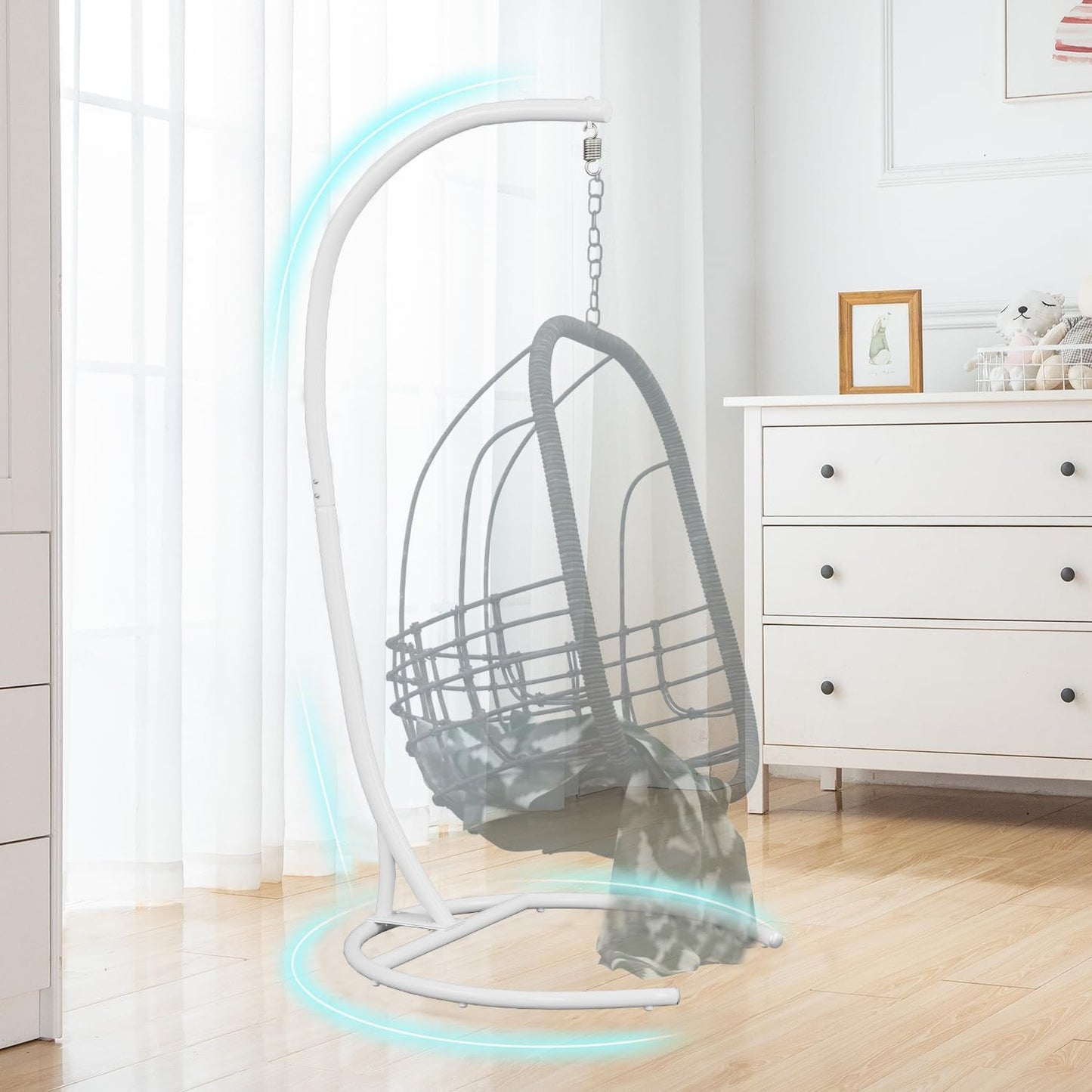 Hammock Stand Only for Hanging Chair Swing Indoor Outdoor Use