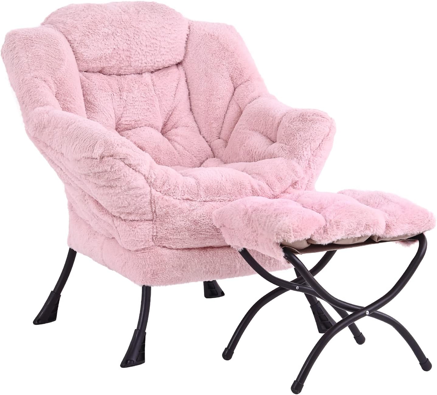 LITA Lazy Chair with Ottoman for Modern Living Room Comfort