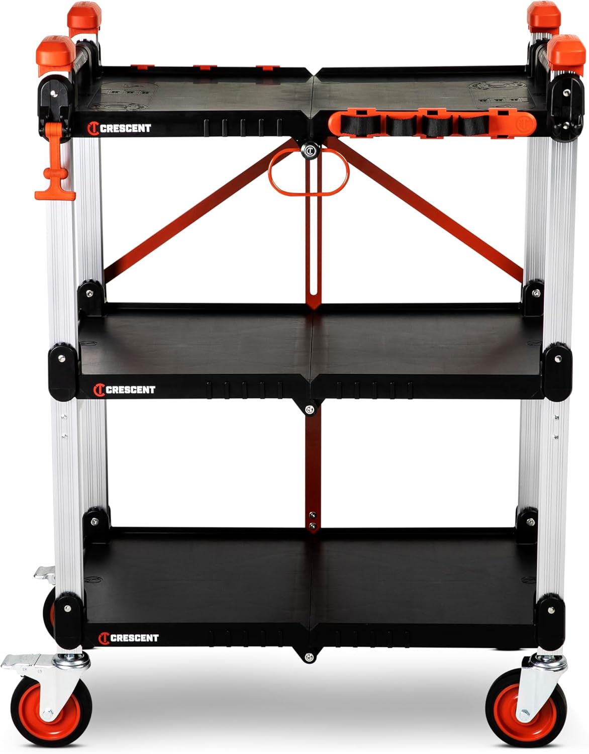 Crescent SITERUNNER Heavy Duty Folding Jobsite Cart for Tradesmen