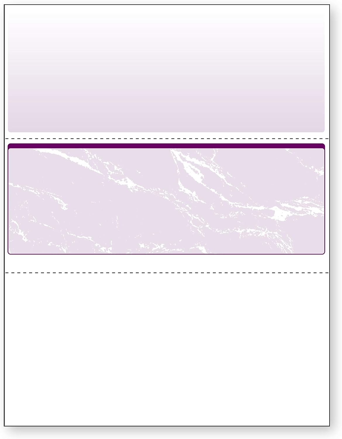 DocuGard Standard Purple Marble Checks with 11 Security Features