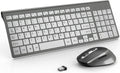 Wireless Keyboard and Mouse Combo - Slim Quiet Portable Typing