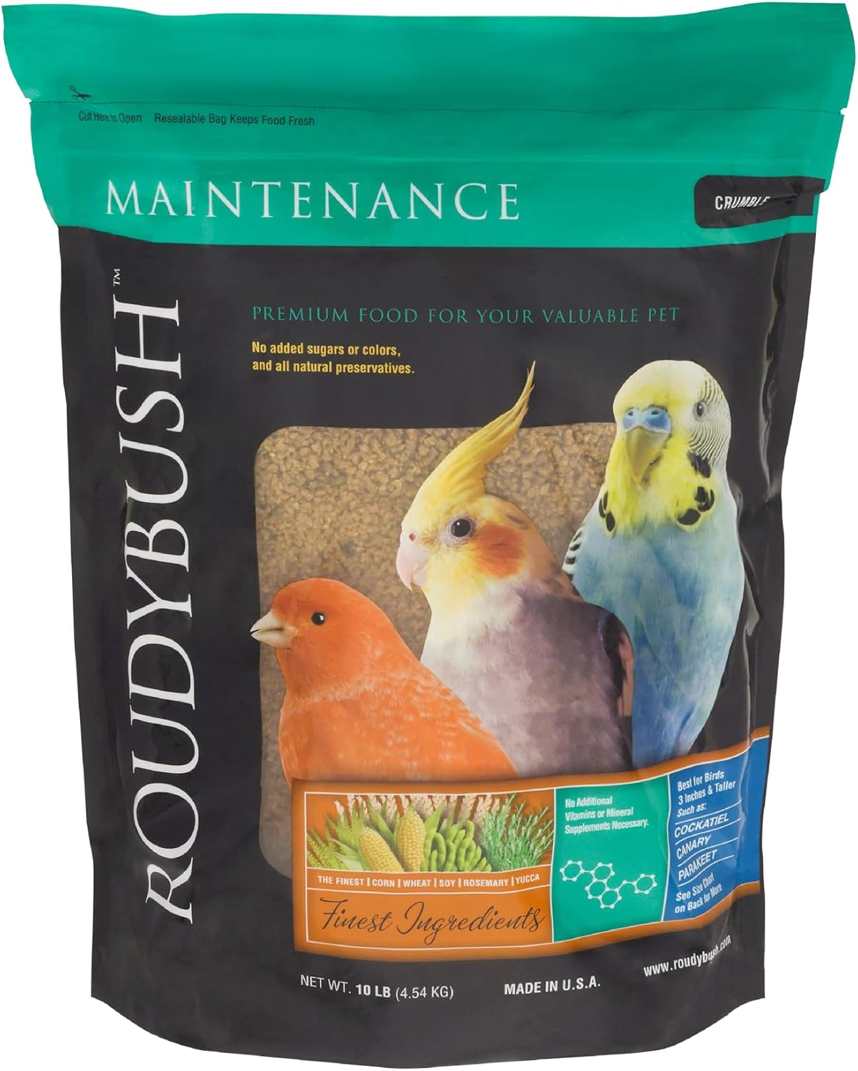 Roudybush Daily Maintenance Bird Food Pellets for Optimal Nutrition