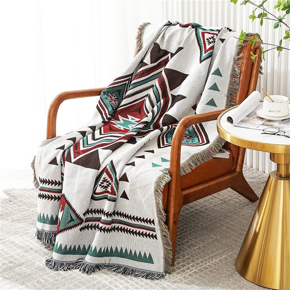 Homesy Aztec Throw Blanket for Couch Chair Sofa Bed Travel