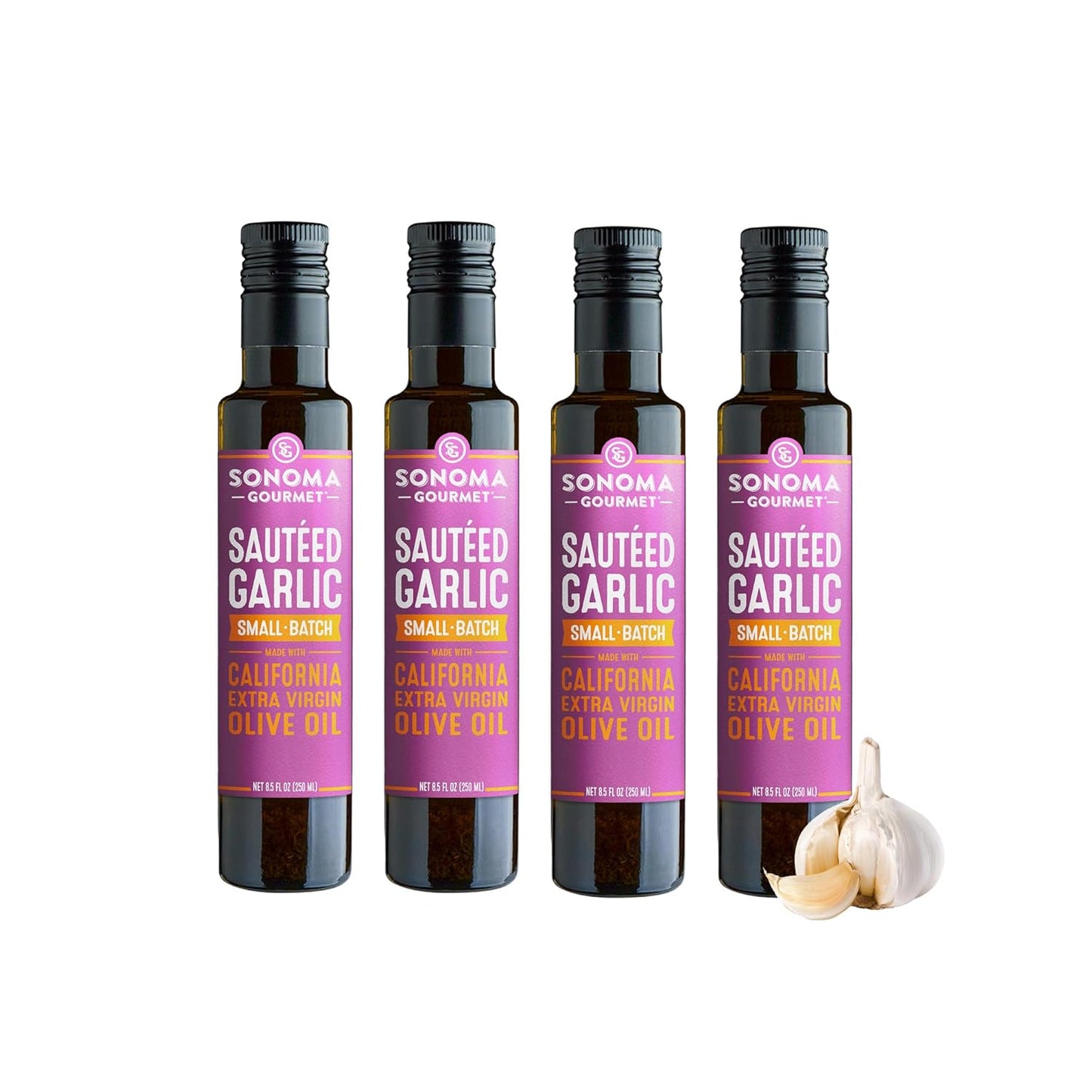 Sonoma Gourmet Sauteed Garlic Flavored Olive Oil - 100% California