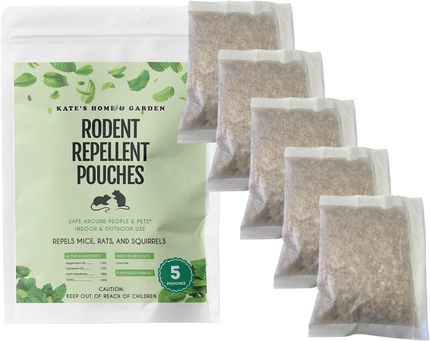 Natural Rodent Repellent Pouches - USA Made