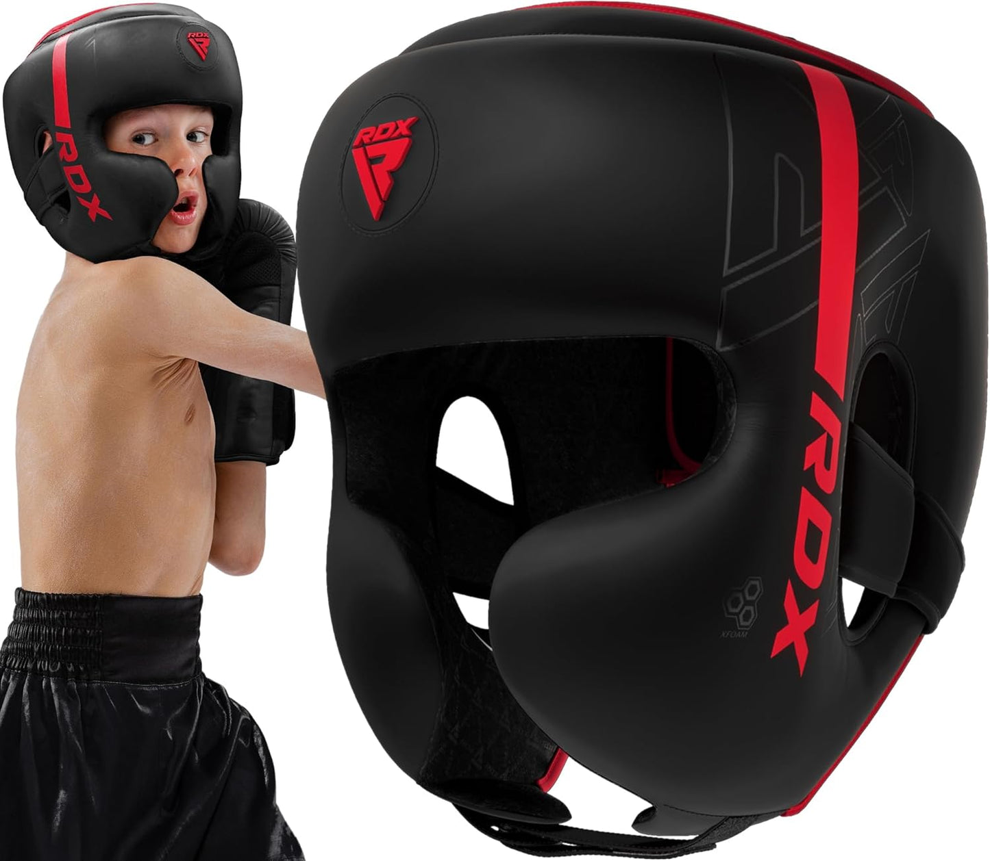 RDX Kids Boxing Headgear for MMA Training and Sparring