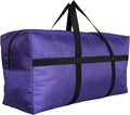 Extra Large Storage Duffle Bag with Zippers and Handles - Foldable 7