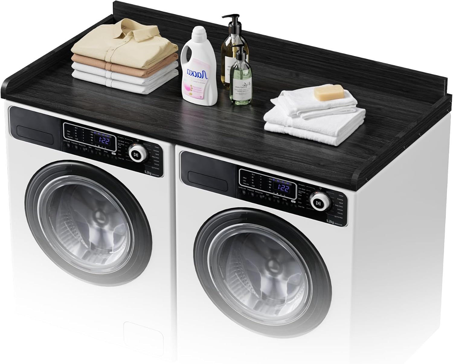 COOLBEBE Washer Dryer Countertop for Laundry Room Organization