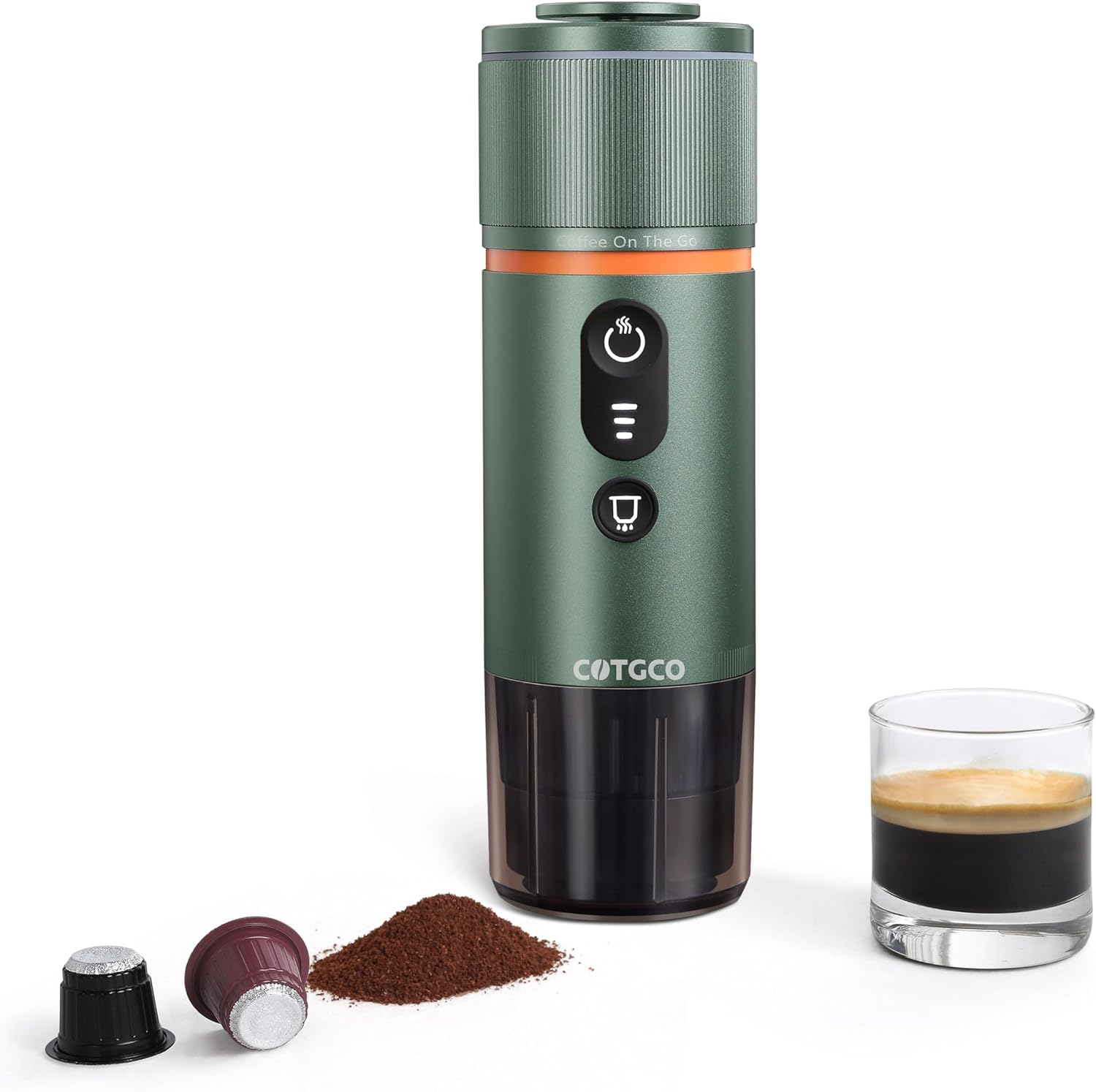 Portable Espresso Maker: Self-Heating for 8 Cups - COTGCO