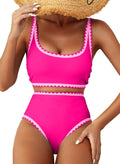 Women's Floral High Waisted Bikini Set - Flattering Coverage