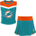 Girls Youth NFL Spirit Two-Piece Cheerleader Set - Cute Game Day Look