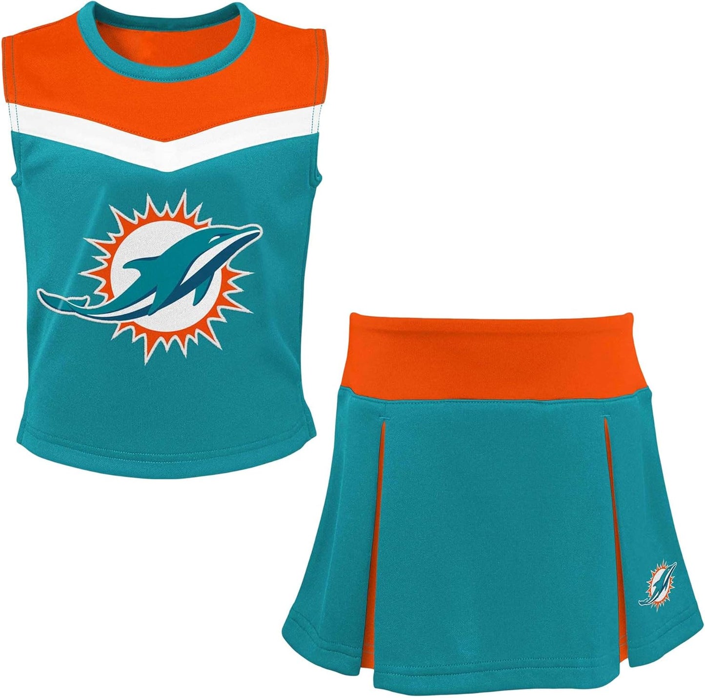 Girls Youth NFL Spirit Two-Piece Cheerleader Set for Fun