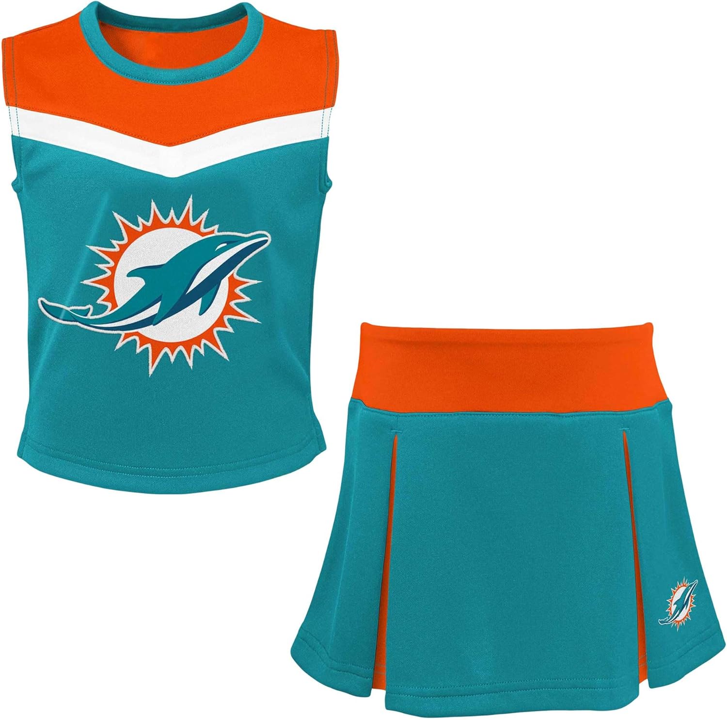 Girls Youth NFL Spirit Two-Piece Cheerleader Set for Fun