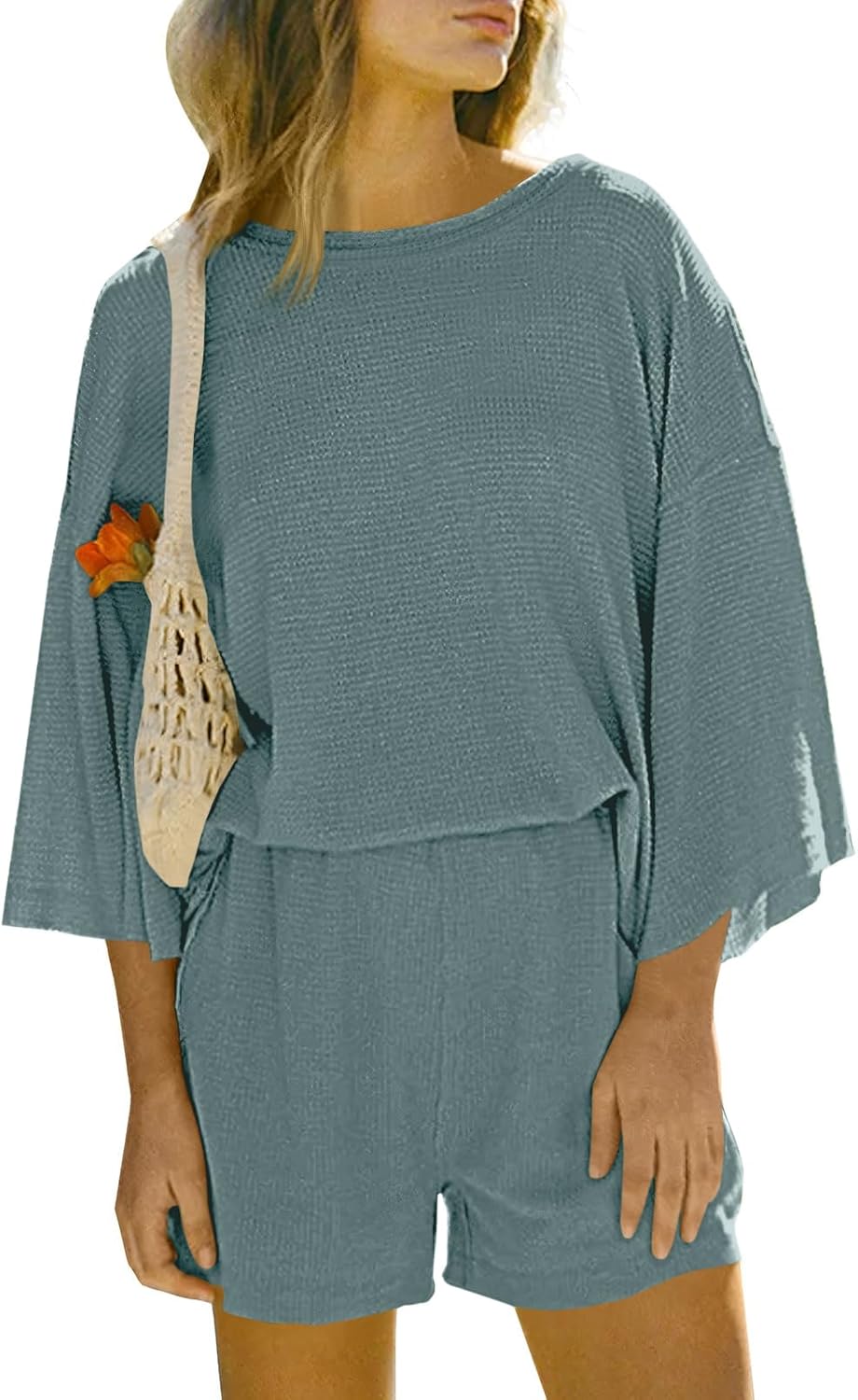 Tankaneo Womens Short Sets for Casual Loungewear Comfort