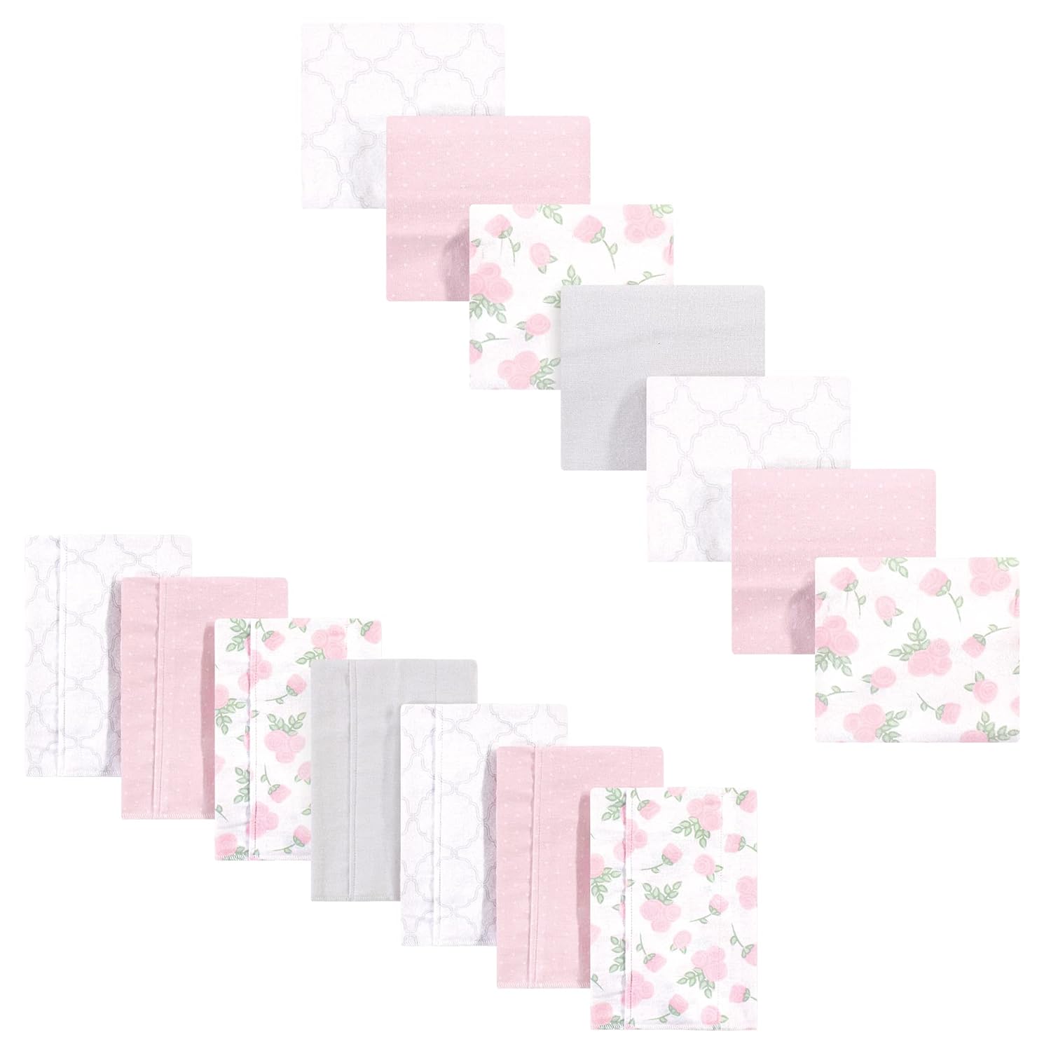 Hudson Baby Unisex Baby Cotton Flannel Burp Cloths Set Review
